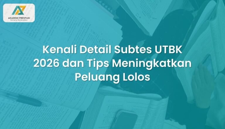 KENALI DETAIL MATERI UTBK 2026