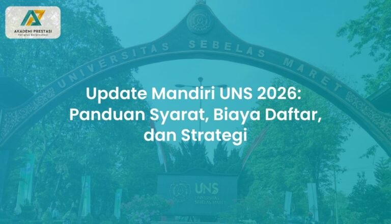 Update Mandiri UNS 2026: Panduan Syarat, Biaya Daftar, dan Strategi