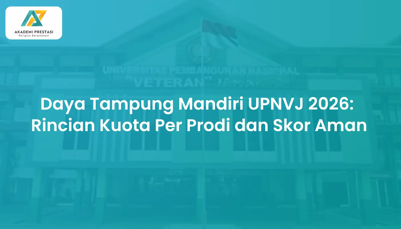 Daya Tampung Mandiri UPNVJ 2026: Rincian Kuota dan Skor Aman